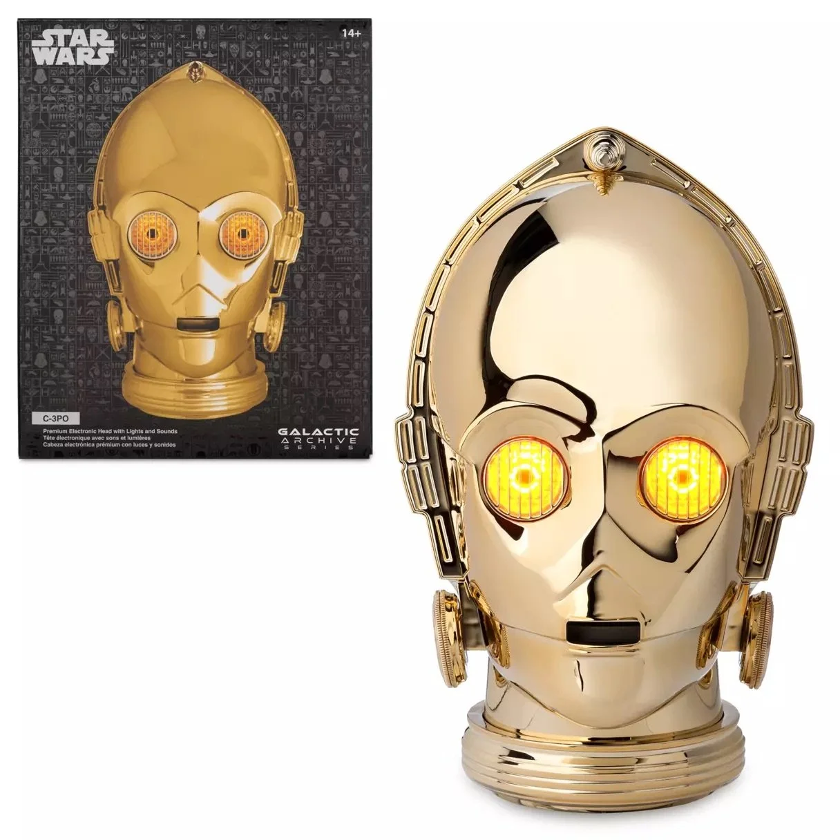 C-3PO Premium Electronic Head - Star Wars Galactic Archive